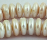 29 Huge 15mm Seductive Pearl Disc Beads - Heavy!