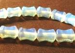 40 Unusual Hour-Glass Moon Stone Beads