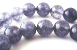 Stylish 8mm Ash-Gray Agate Beads