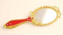 Hand Mirror for Bead Jewelry