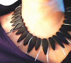 Lave Bead Necklace