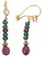 Ruby Zoisite Earrings