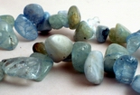 Blissful Aquamarine Fancy Drop Beads